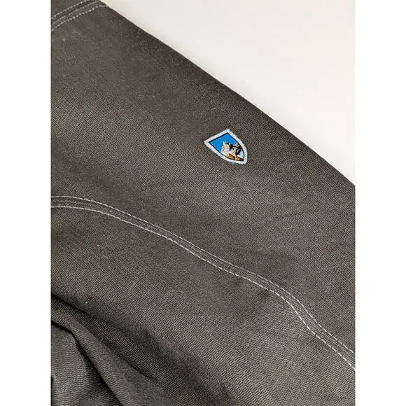 Kuhl Burr Vintage Patina Dye Canvas Jacket Mens Size XL Olive Green Jacket Coat - Picture 3 of 13